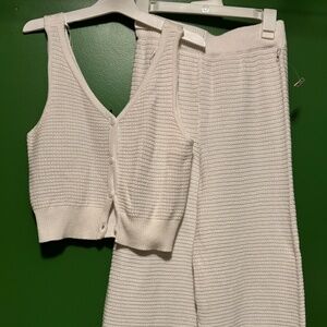 Knit lounge suit